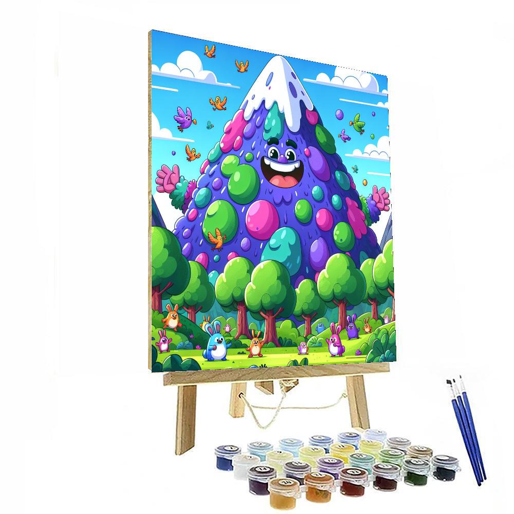 Merry Mountain Painting Number Kit