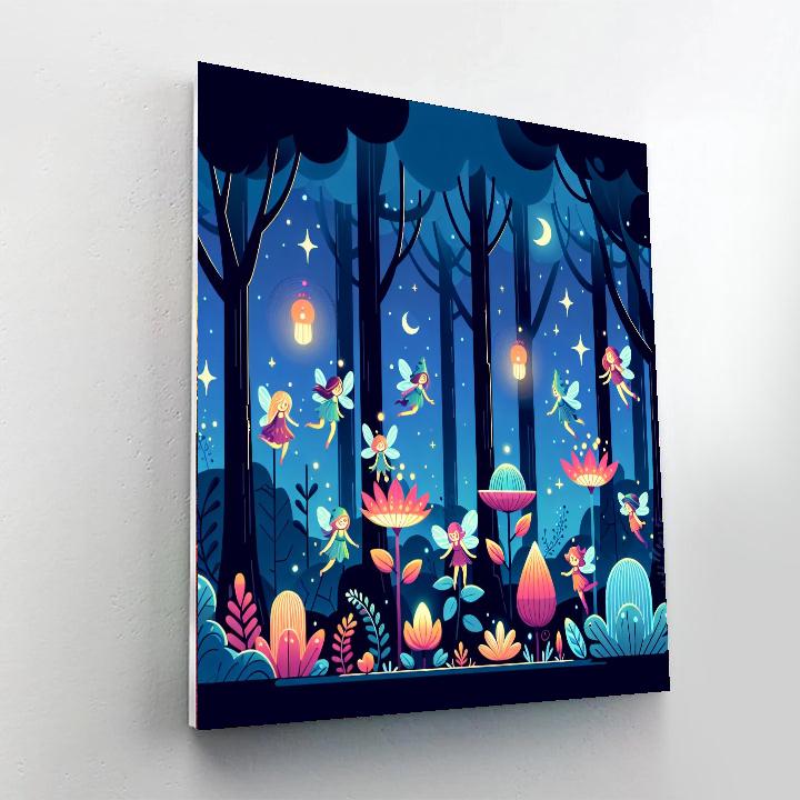 Mystic Fairy Grove Number Painting
