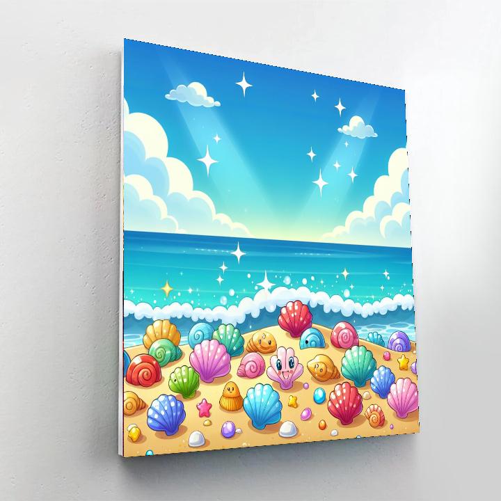Seashell Shore Number Painting