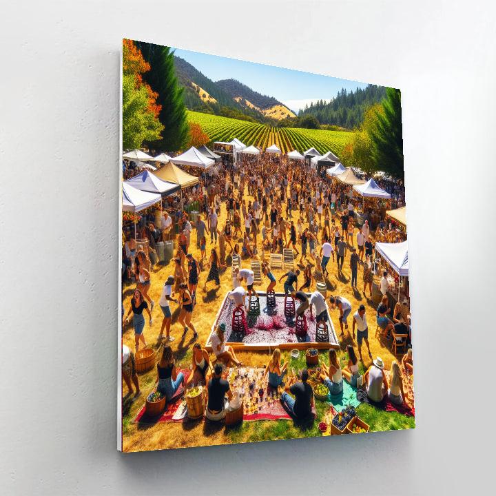 Festival Of The Grape - Canada Numbered Painting Kits