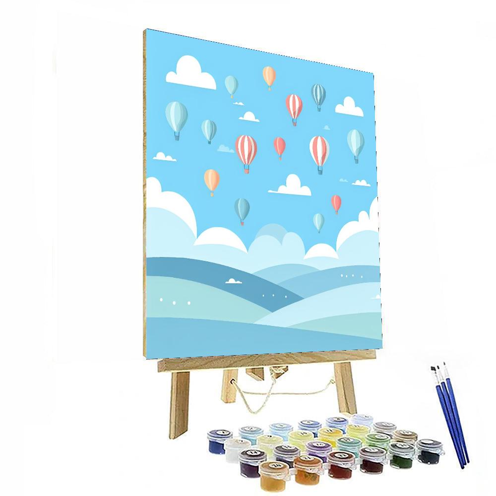 Soaring Skies Paint By Numbers Art