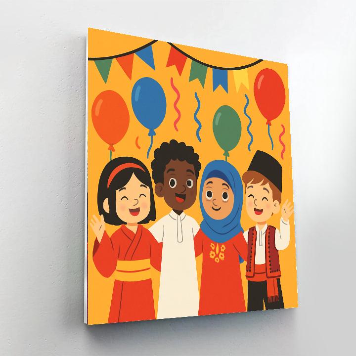 Celebrating Cultures Around The World Paint By Numbers