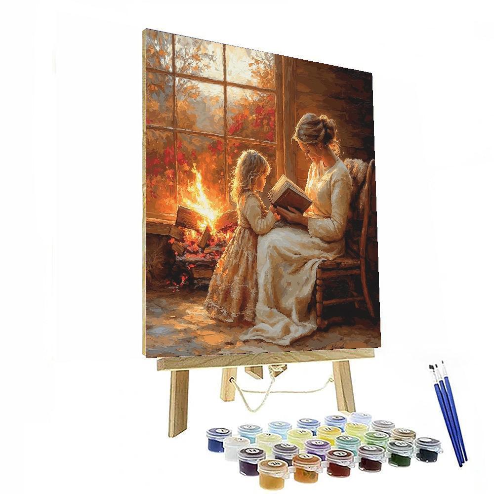 Afternoon Tales By The Fire Paint By Number
