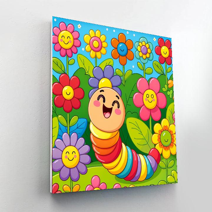Giggle Worm Paint By Numbers Kits