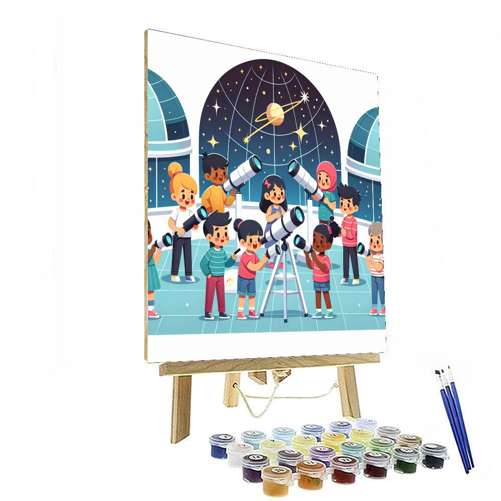 Stardust Science Observatory Paint By Number