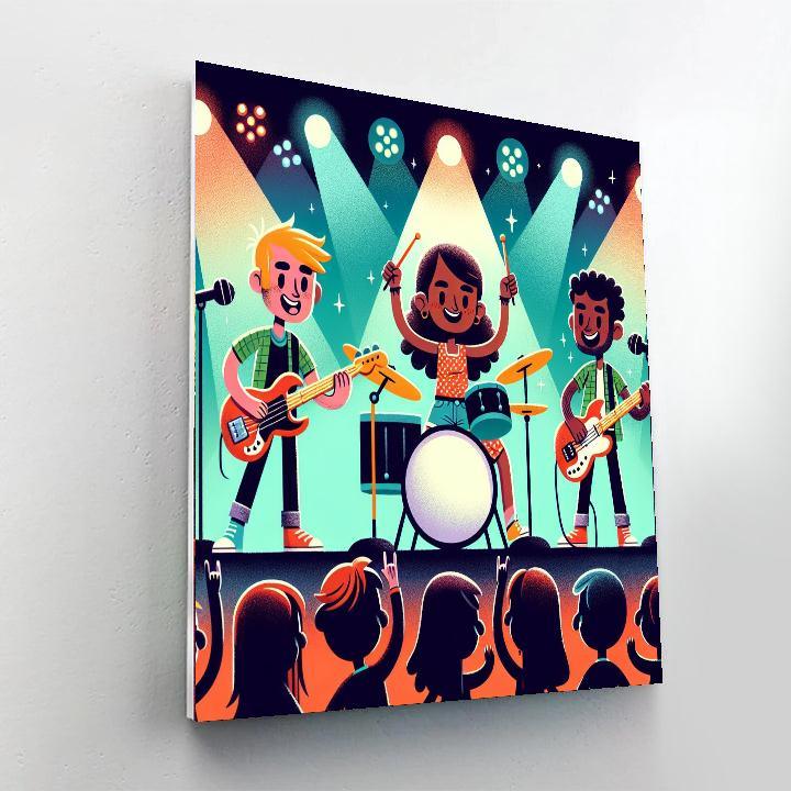 Rockstar Concert Paint By Numbers