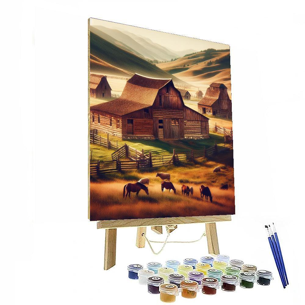 Rustic Barnyard Life Paint By Color