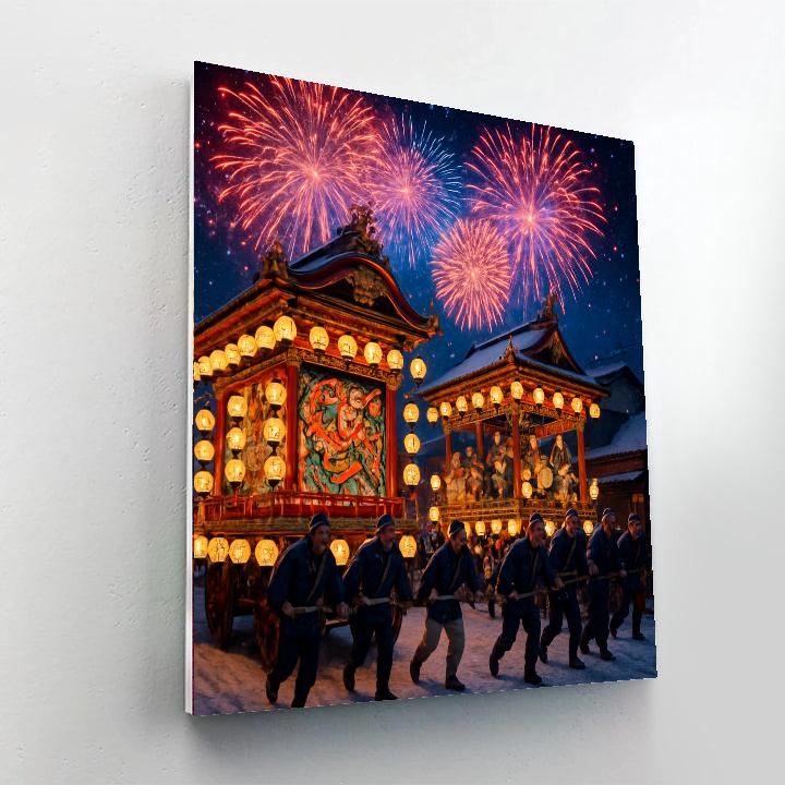 Chichibu Night Festival - Chichibu, Japan Paint By Numbers Art