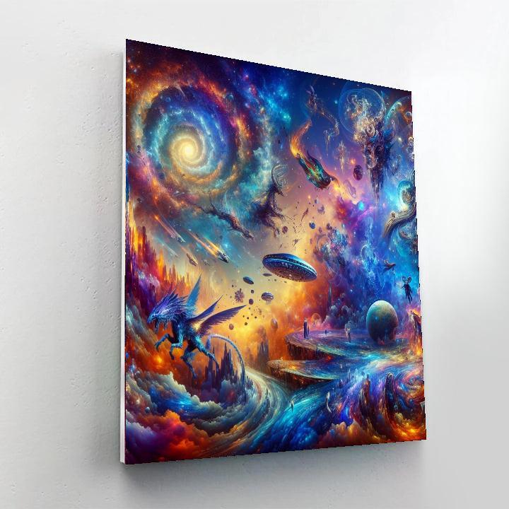 Adventure Through Time And Space DIY Paint By Numbers