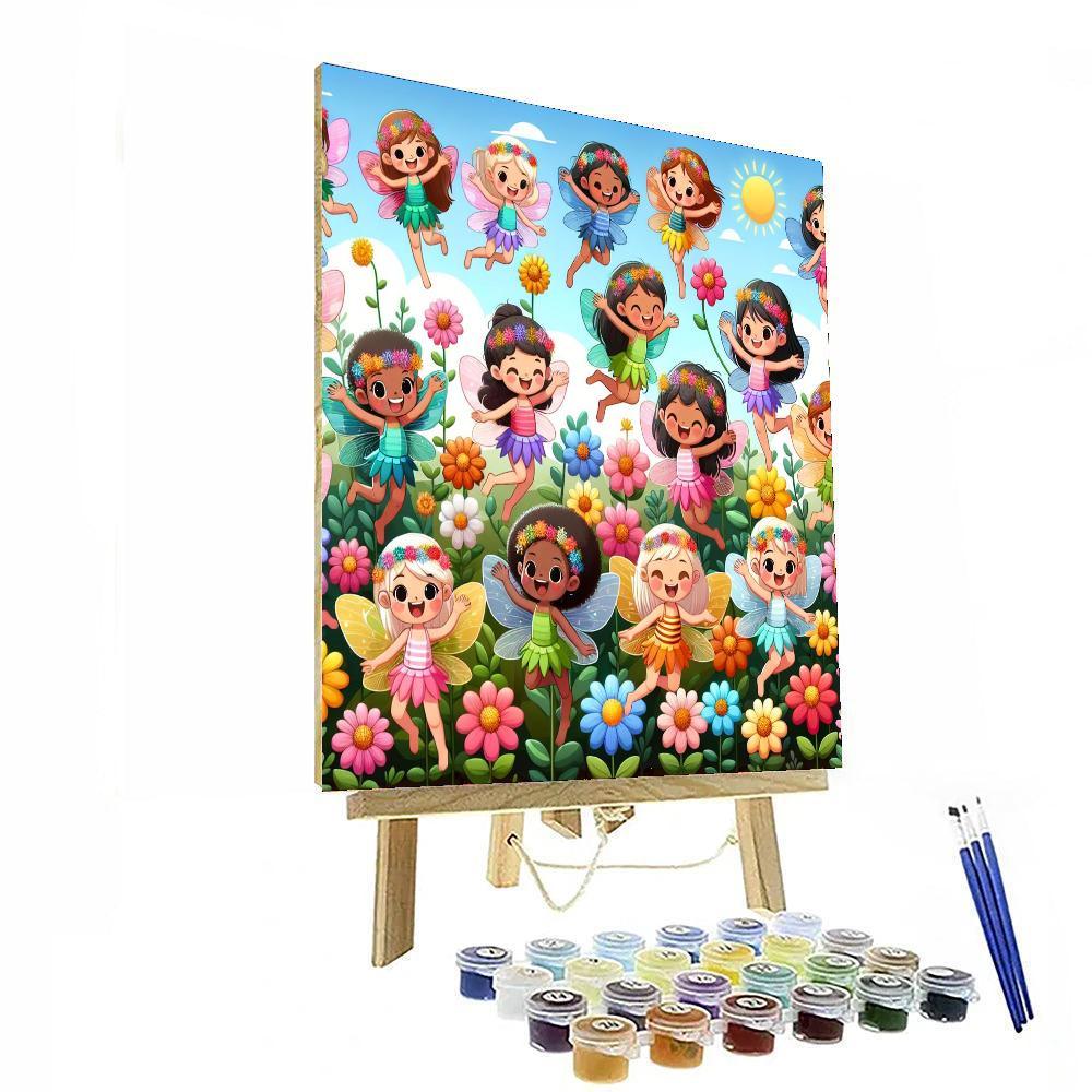 Charming Fairy Friends Numbered Painting Kits