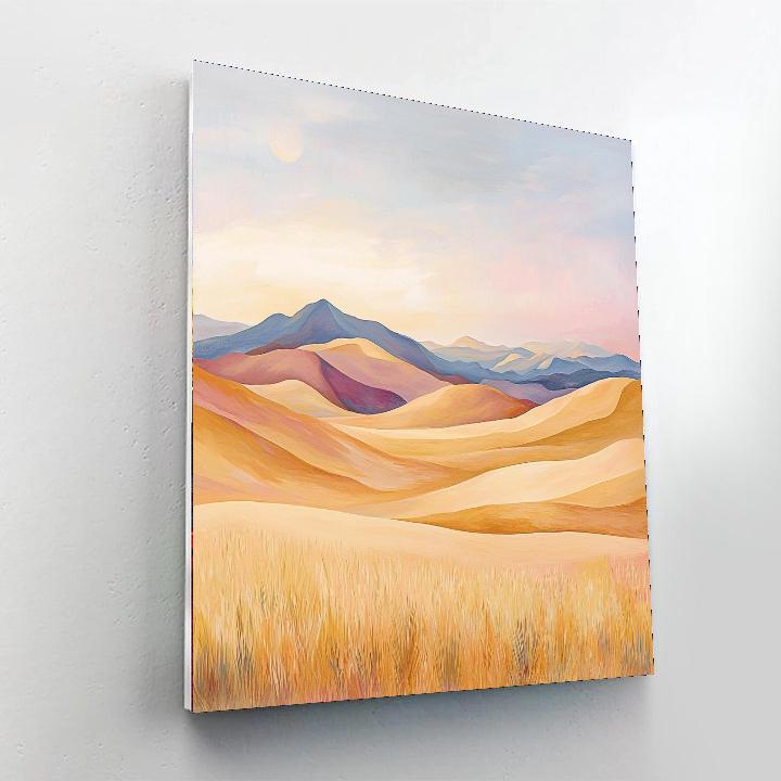 Paul Cézanne Inspired Timeless Desert Horizons  Paint By Numbers Art