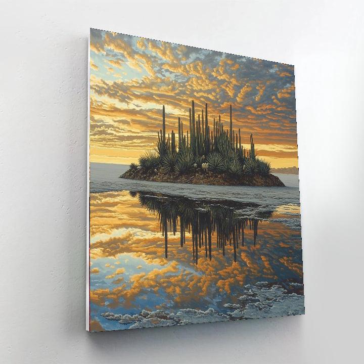 Uyuni Salt Flat - Bolivia Paint By Color