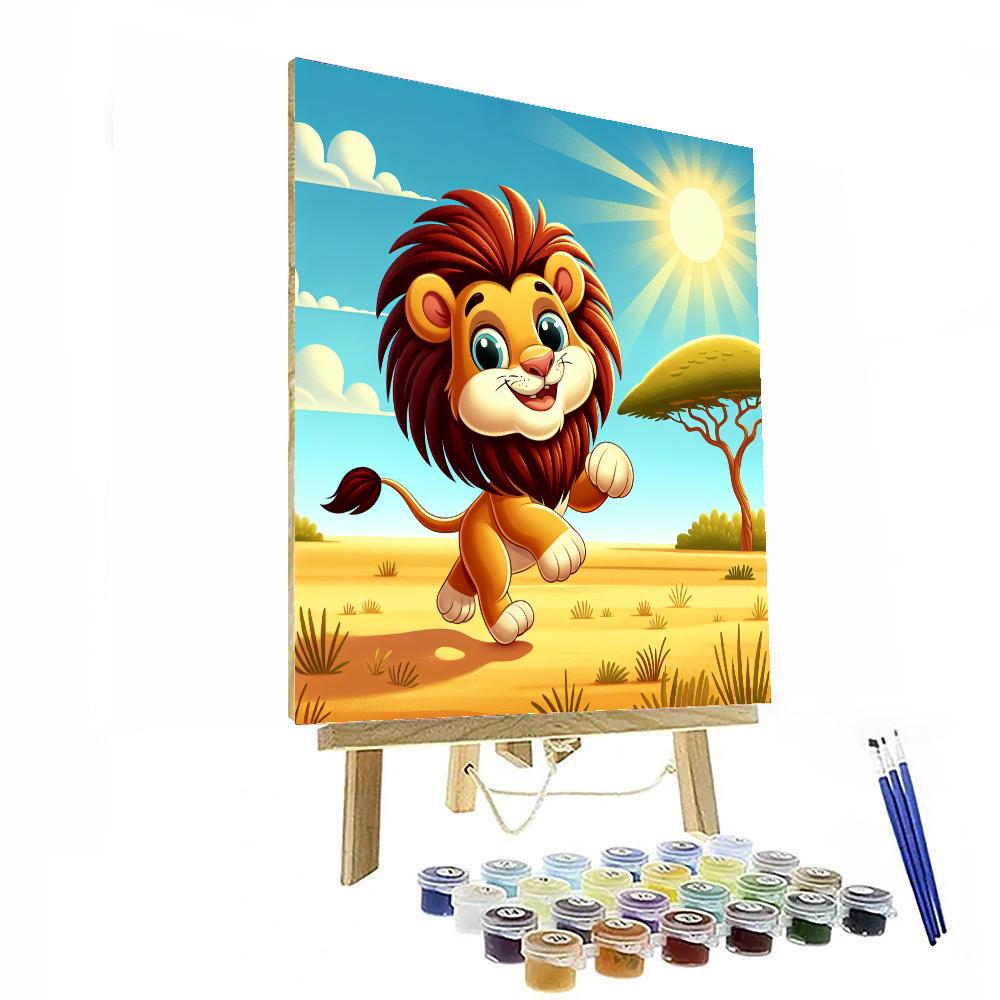 Lively Lion Safari Adventure Paint By Numbers Kits