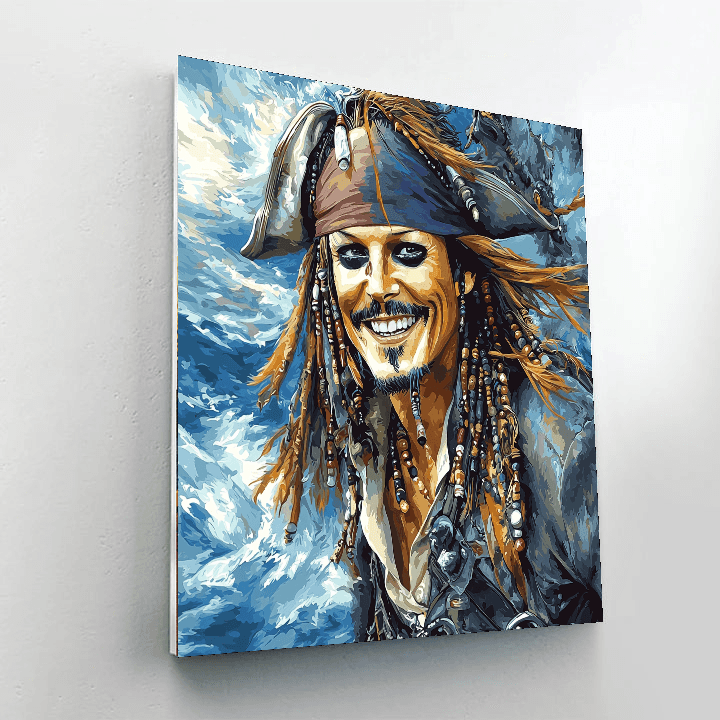 Johnny Depp: Enigmatic Visions From Sparrow To Scissorhands Paint By Number