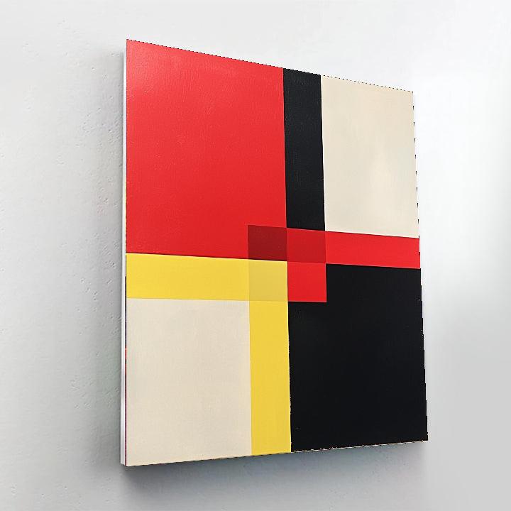 Kazimir Malevich Inspired Contrast Of Emotion  Paint By Color