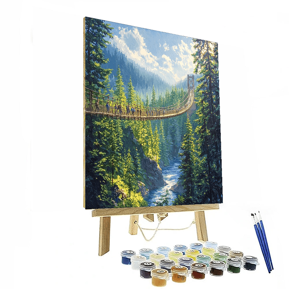 Capilano Suspension Bridge Park - Vancouver, Canada Paint By Number