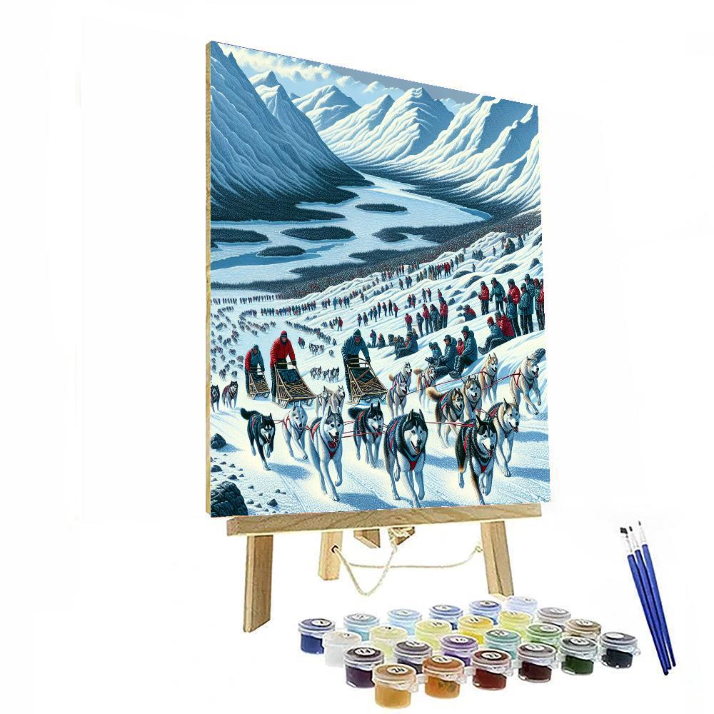 Yukon Quest - Alaska & Canada Numbered Painting Kits