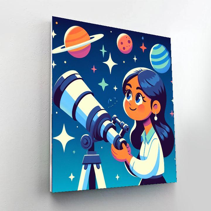 Cosmic Discovery DIY Paint By Numbers