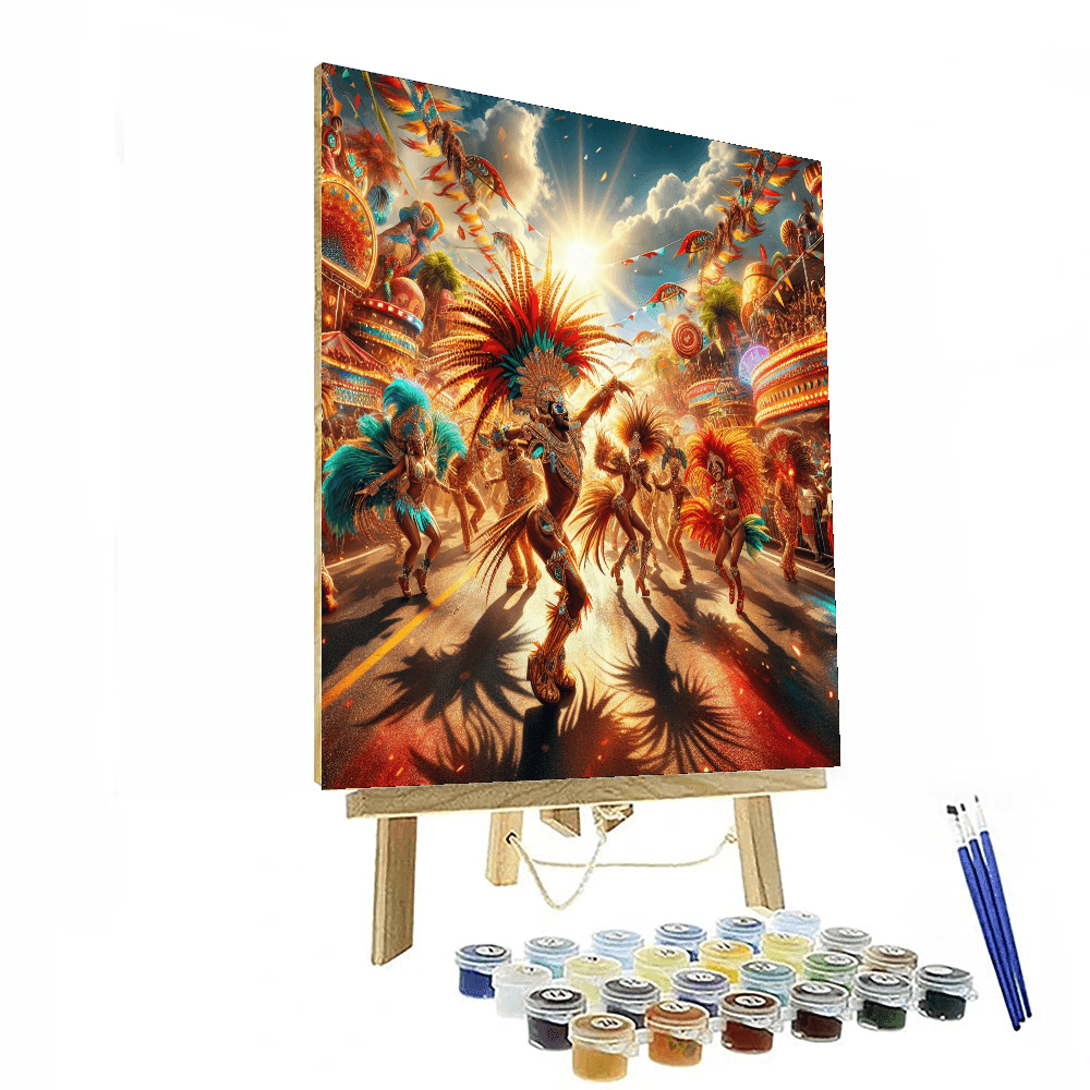 International Carnival - Trinidad And Tobago Number Painting