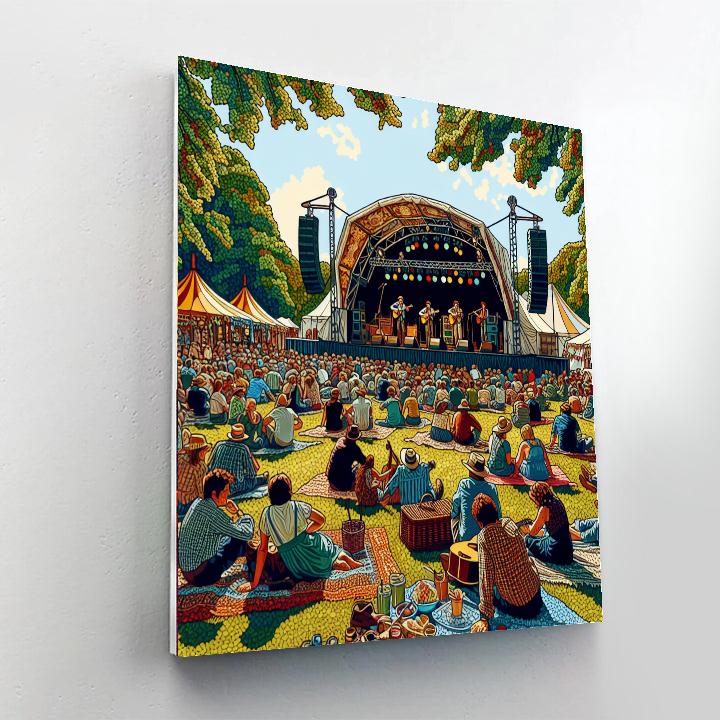 Folk Music Festival Paint By Numbers Kits