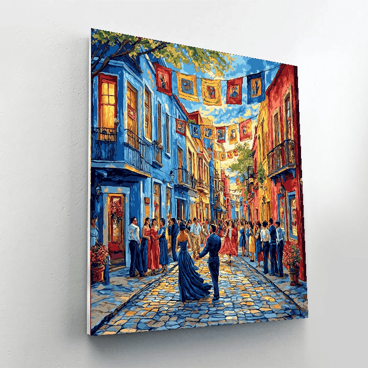 Caminito Street - Buenos Aires Paint By Numbers Kits