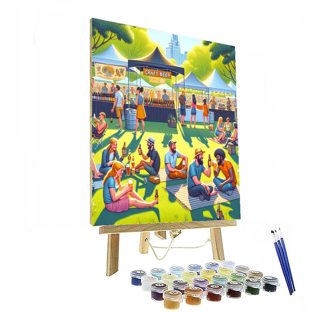 The Great Kiwi Beer Festival - New Zealand Numbered Painting Kits