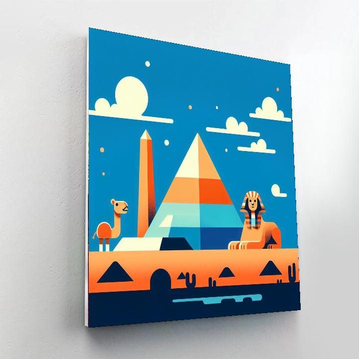 Mysterious Egyptian Expedition Paint By Color