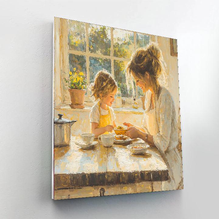 Mother's Morning Glow Numbered Painting Kits