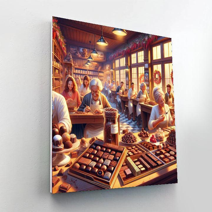 World Chocolate Day - Switzerland Numbered Painting Kits