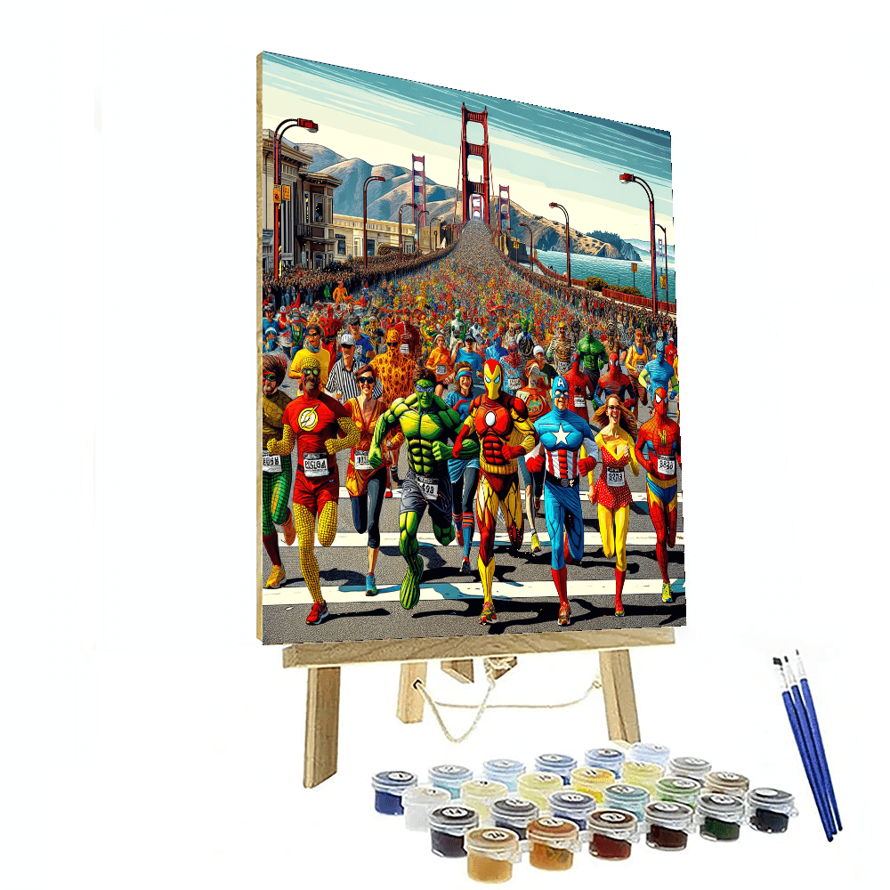 Bay To Breakers Race - San Francisco, Usa Number Painting