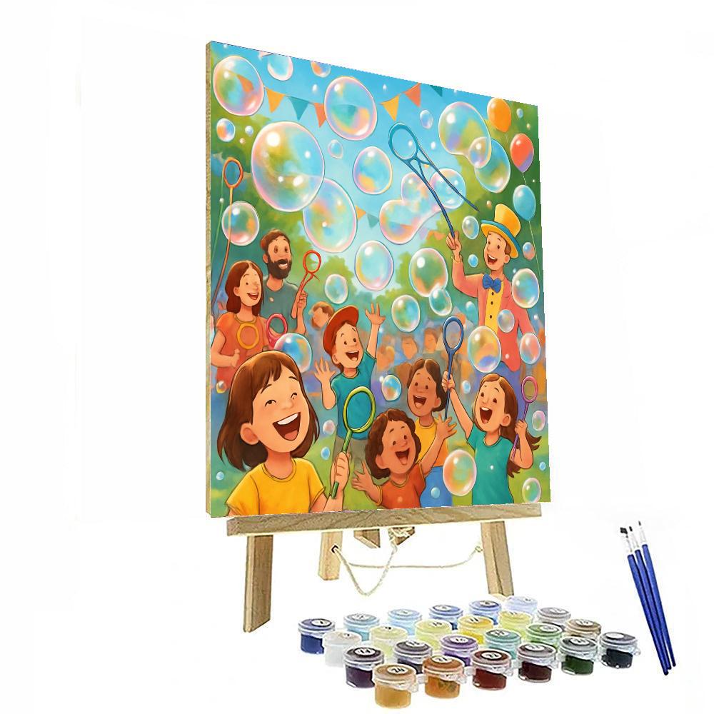 Bubblefest Paint By Numbers Art