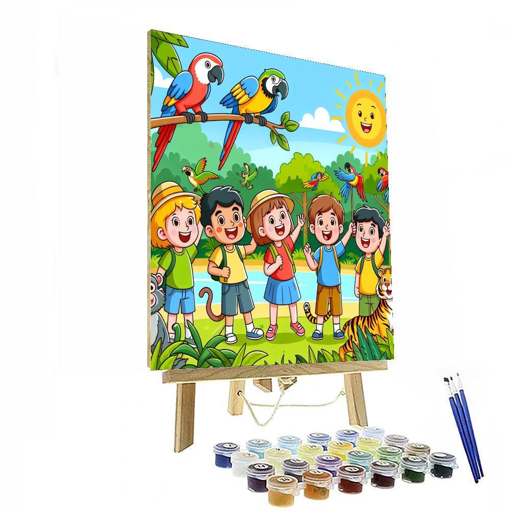 Joyful Jungle Retreat Paint By Numbers
