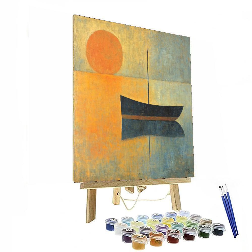 Georges Seurat Inspired Harmony In Abstract Hues  Paint By Numbers Art
