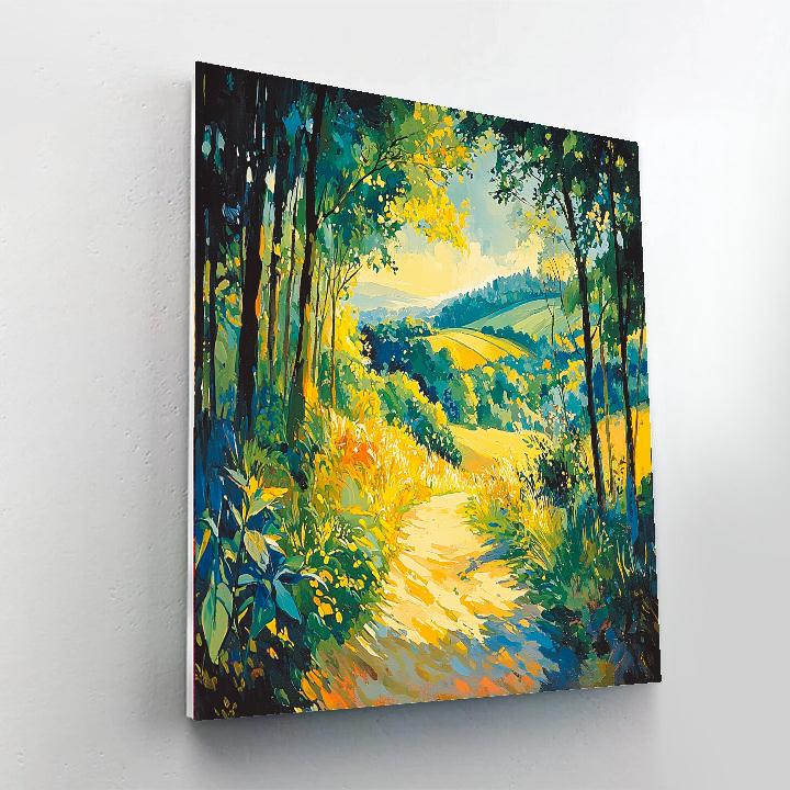 Paul Cézanne Inspired Radiant Nature  Paint By Numbers Kits