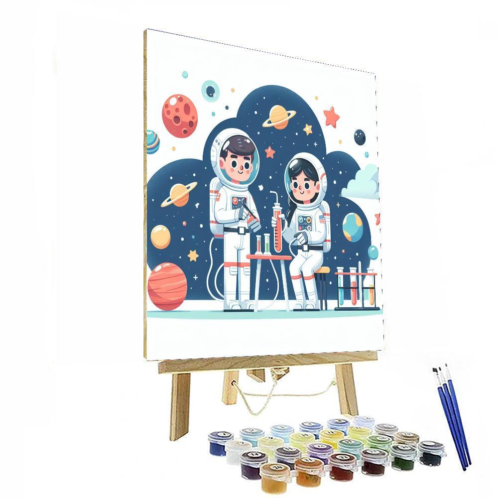 Galaxy Science Expedition Numbered Painting Kits