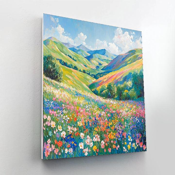 Paul Cézanne Inspired Whimsical Valley Views  Paint By Numbers Art