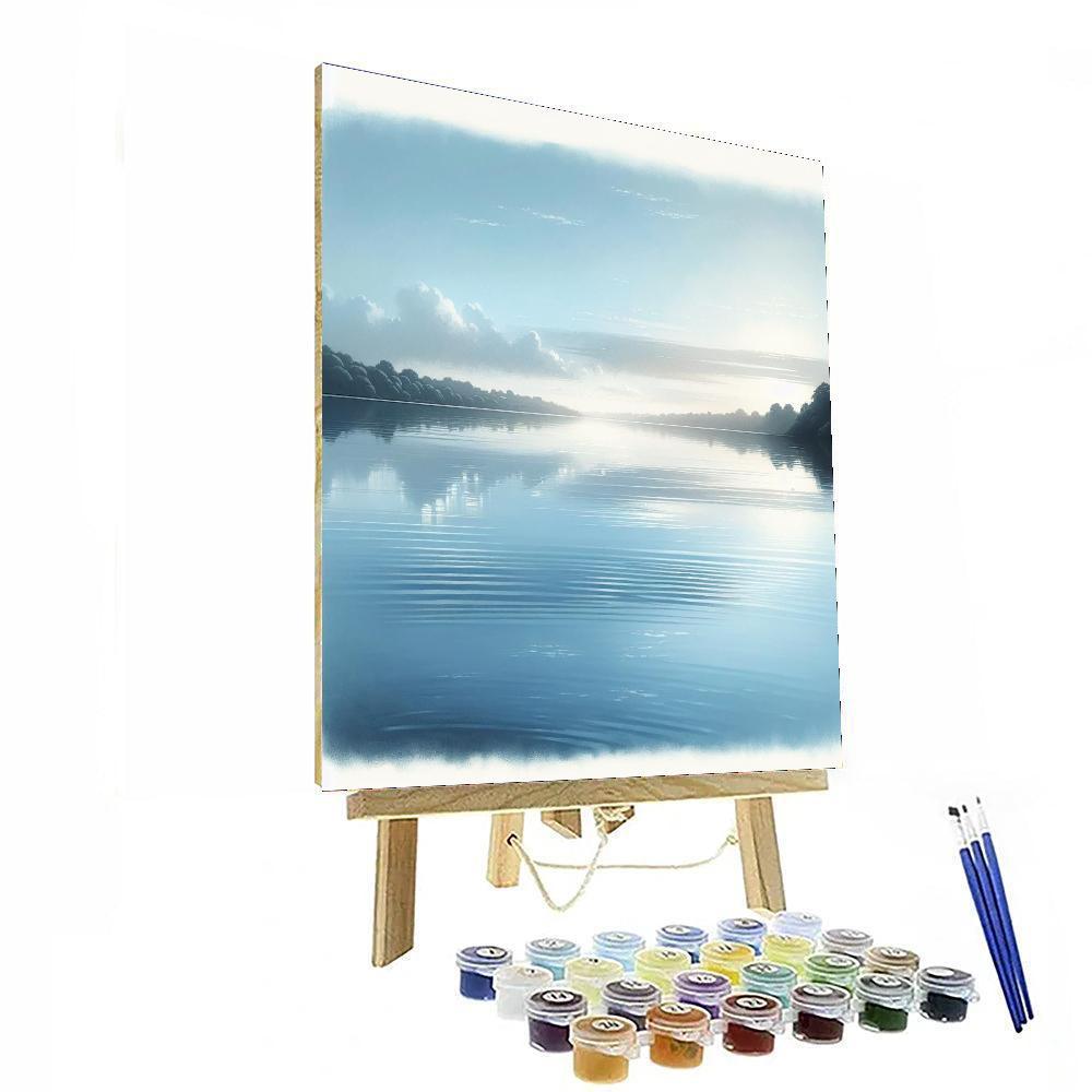 Reflections Of Calm Waters Number Painting