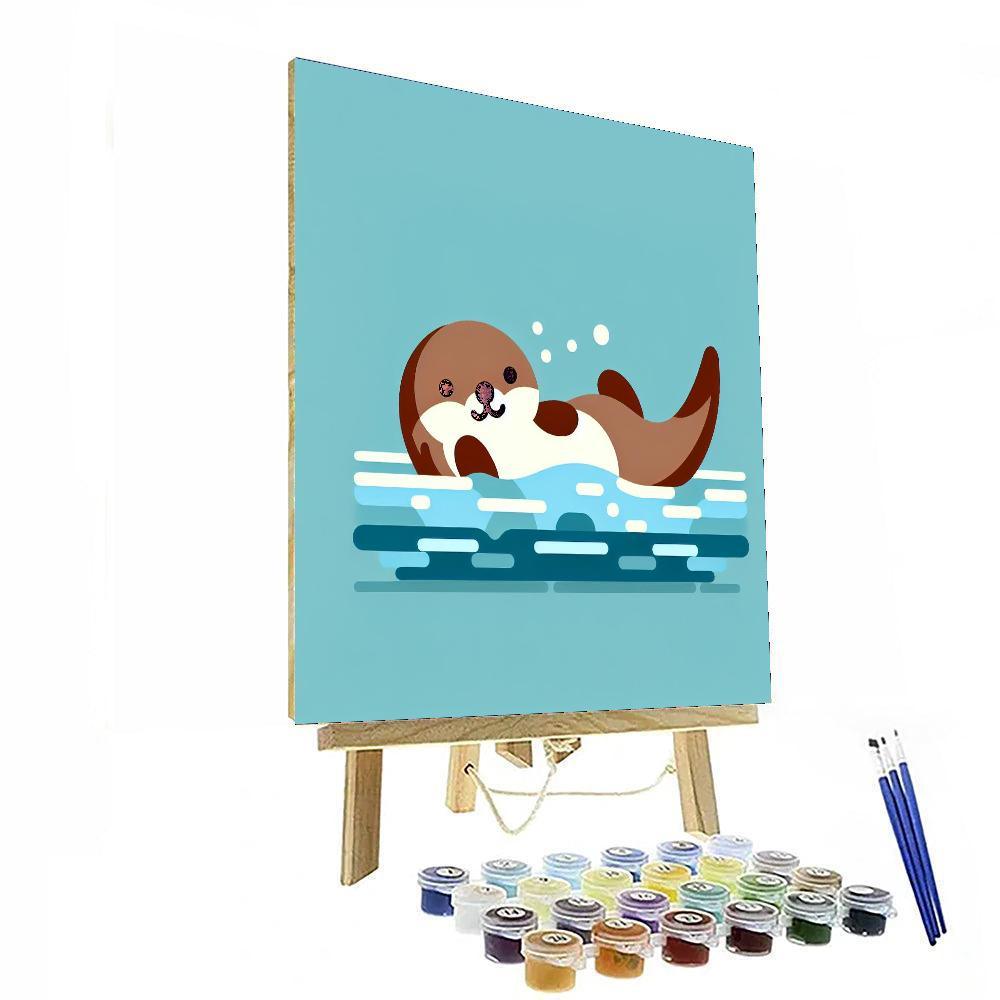 Ocean Otter Odyssey Paint By Color