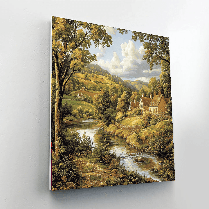 Gainsborough Inspired Timeless Historical Landscape - DIY Painting By Numbers Kit