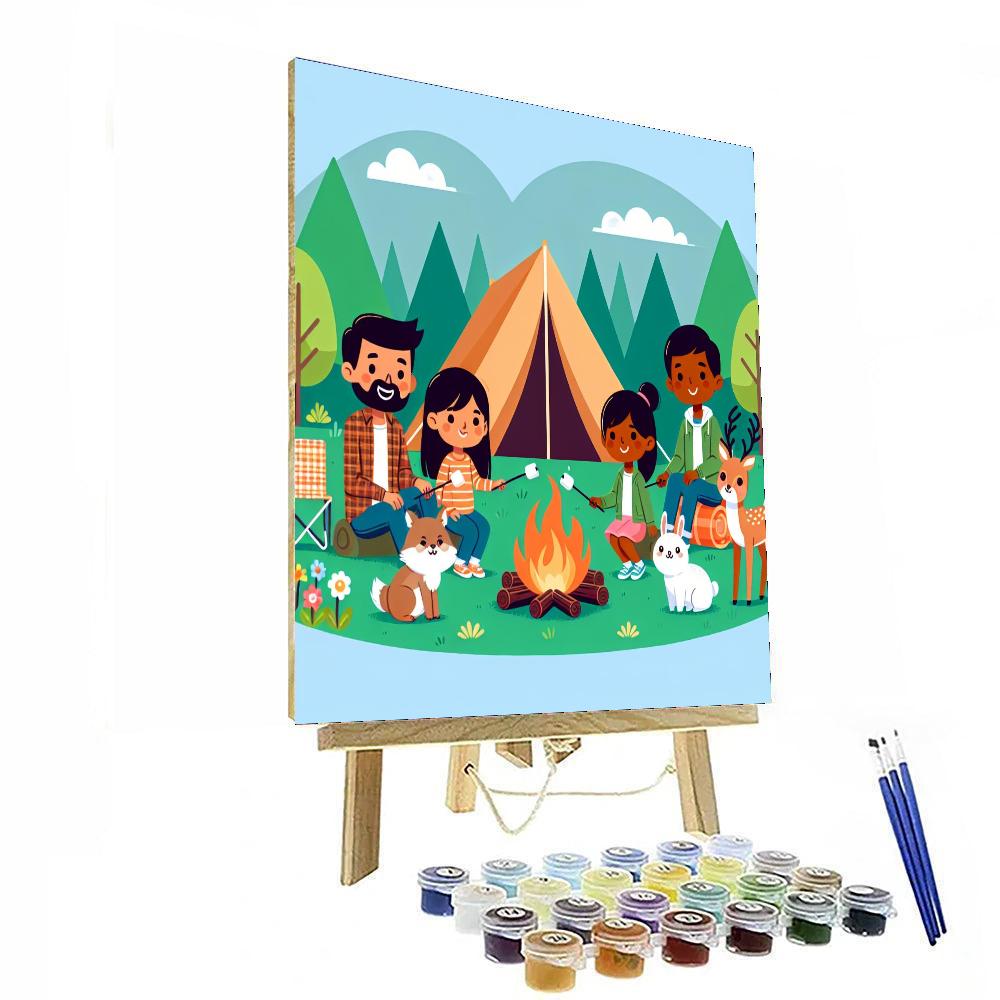 Camping Adventure Awaits Paint By Numbers