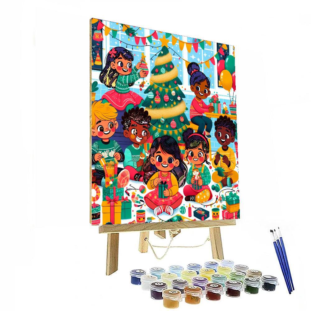 Exciting Holiday Adventure Painting By Numbers Kit
