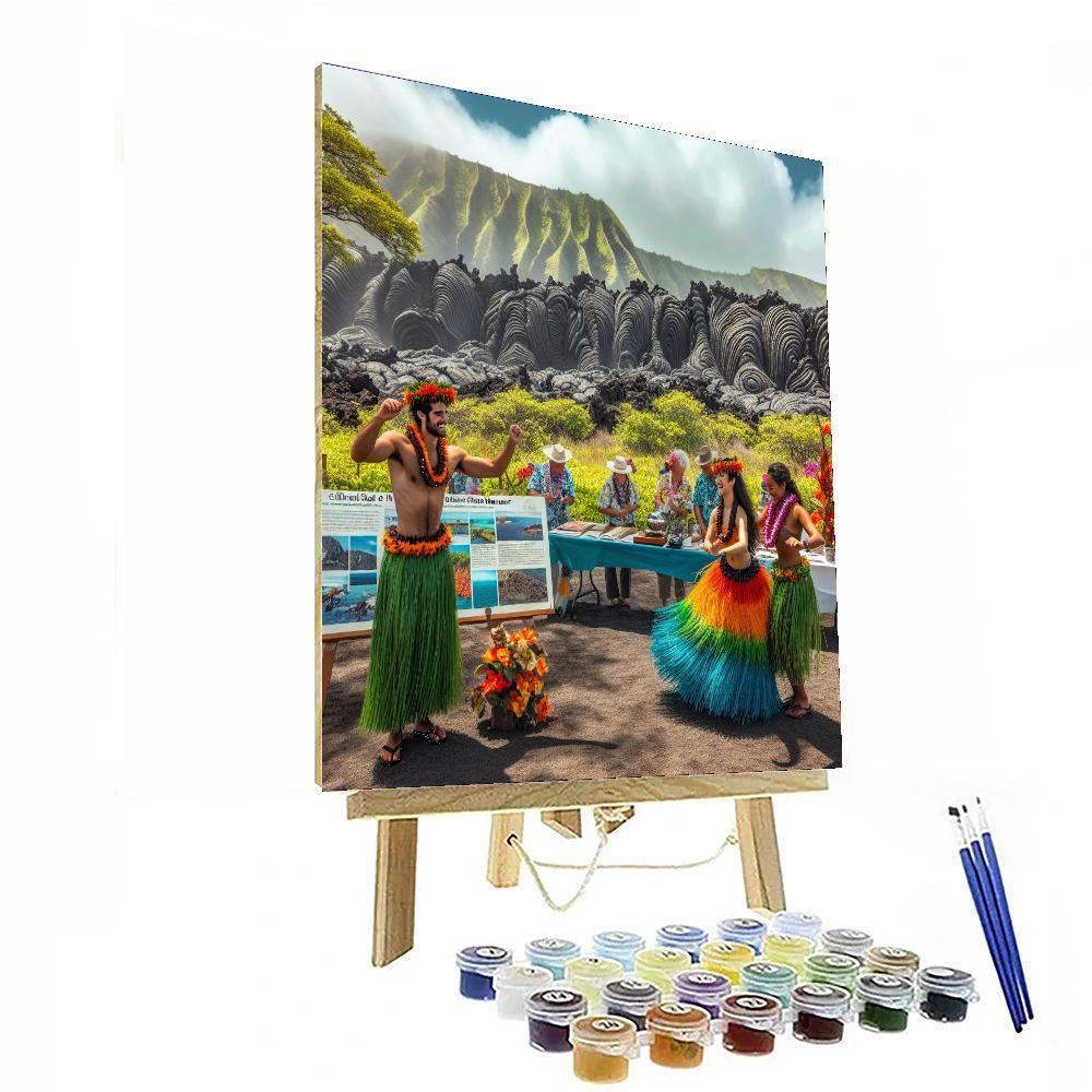 Pahoa Lava Tree State Monument Festival Paint By Color