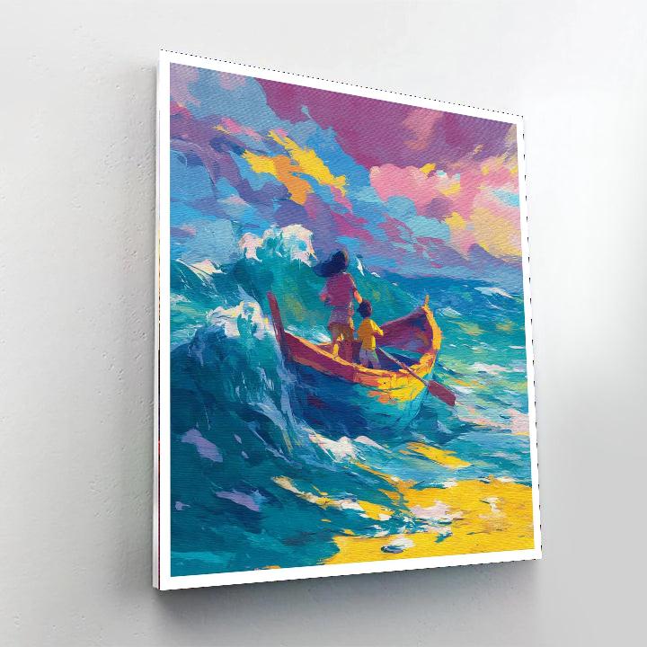 Sailing On Dream Waves Paint By Numbers Kits