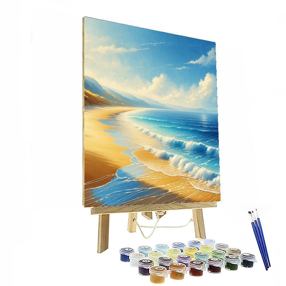 Beachside Serenity Escape Painting By Numbers Kit