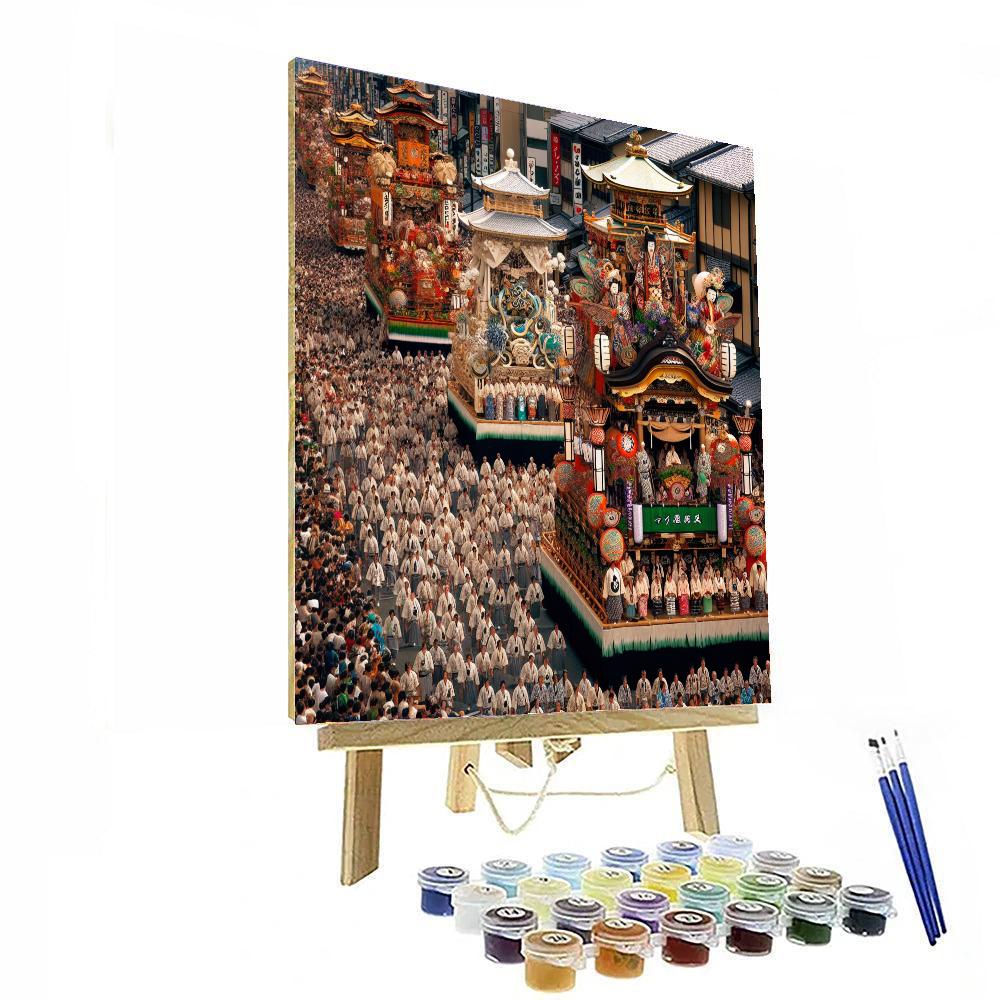 Gion Festival - Kyoto Paint By Numbers Art