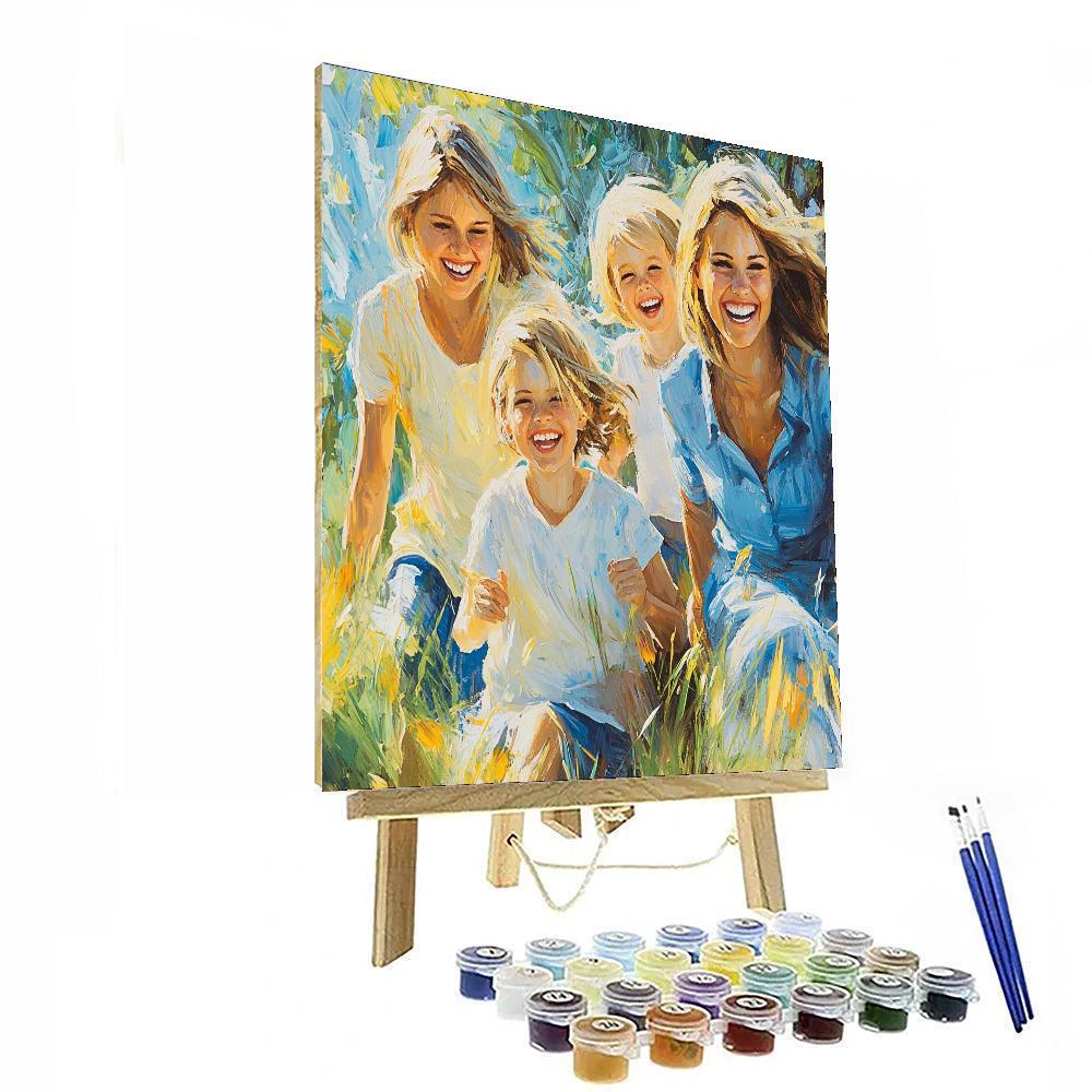 Celebrating Motherhood DIY Paint By Numbers