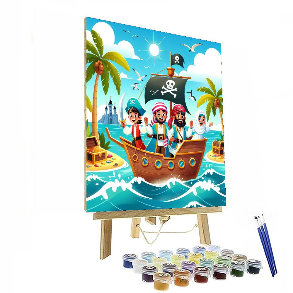 The Great Pirate Quest Number Painting