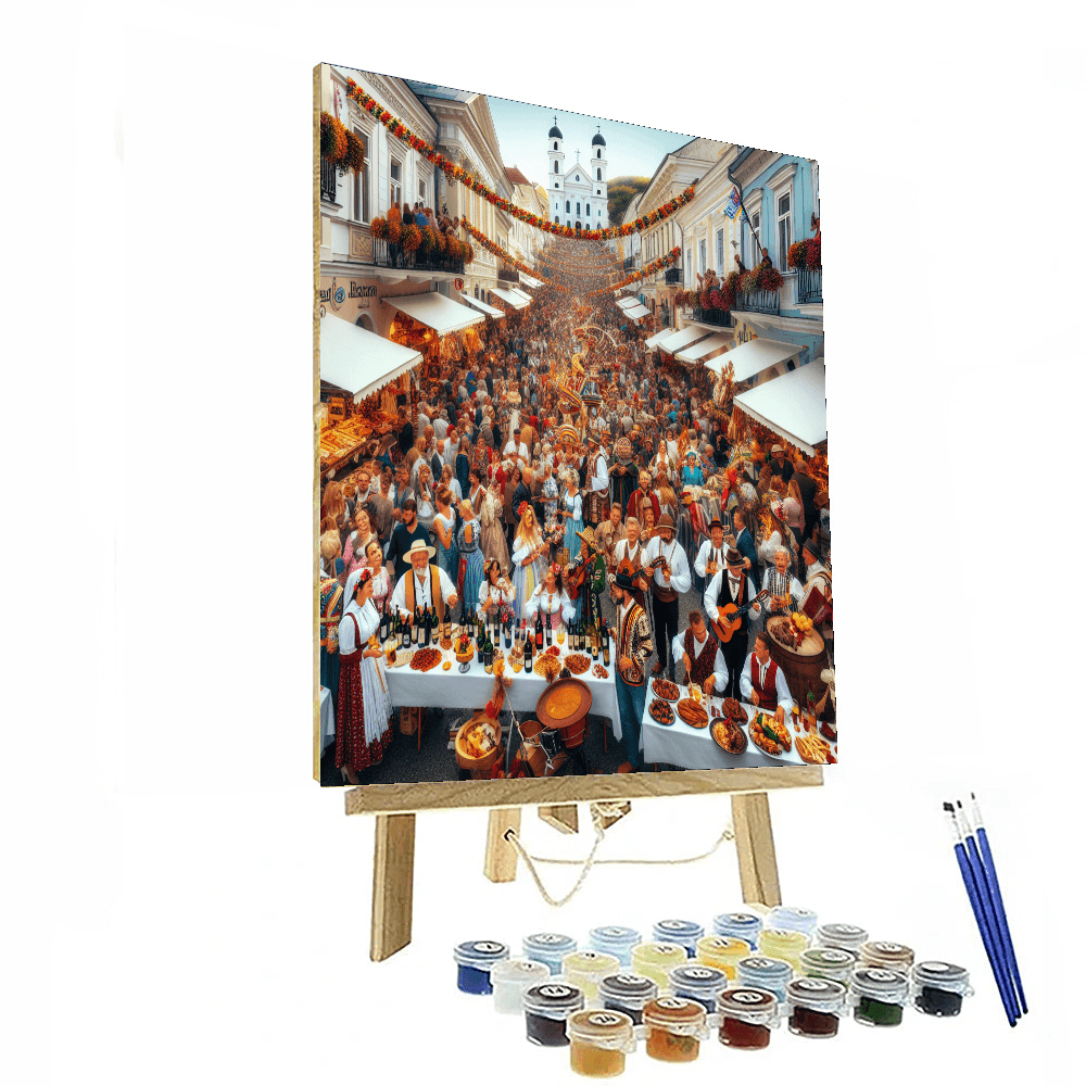 Montmartre Wine Harvest Festival - France DIY Paint By Numbers