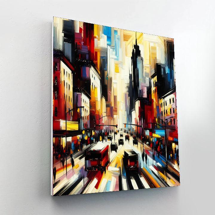 Bold Urban Abstract Paint By Number
