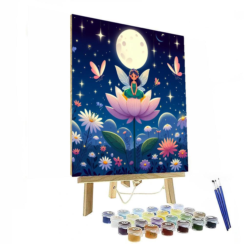 Mystical Moonlight Garden Paint By Numbers Art